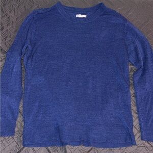 Croft & Barrow Navy Knit Pullover